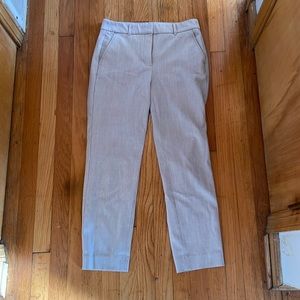 Light pink and gray slim slacks